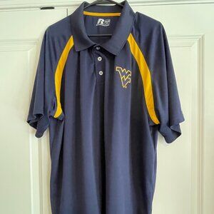 WVU Polo Golf Shirt Size XXL West Virginia Mountaineers